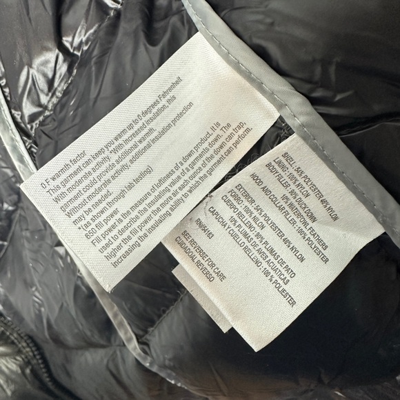 Andrew Marc Long Down Feather Fill Dark Green Puffer Coat Hooded Packable Jacket - Picture 10 of 14